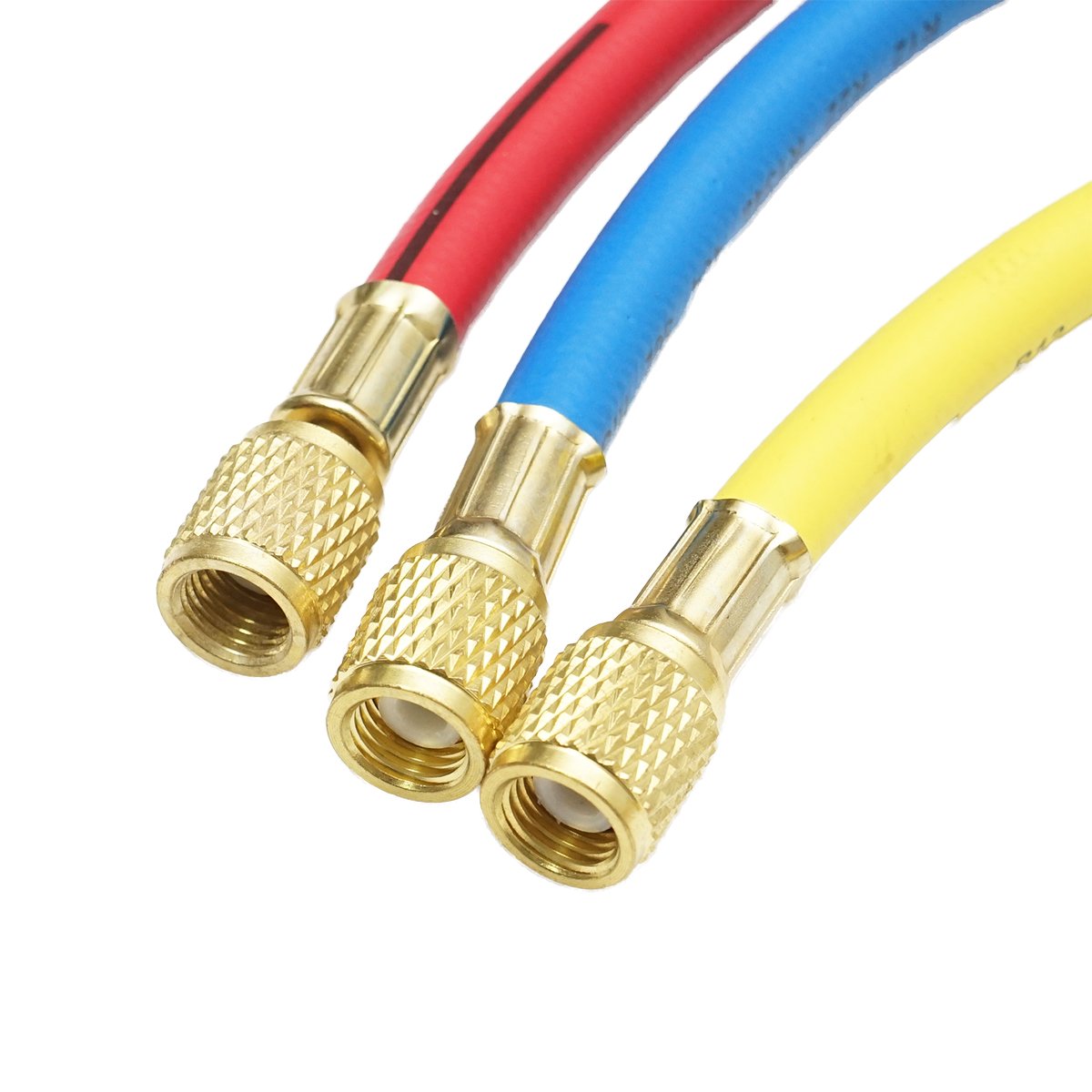 Set furtun 180 cm 3 culori pentru incarcare freon R12, R22, R134a, 404, 502